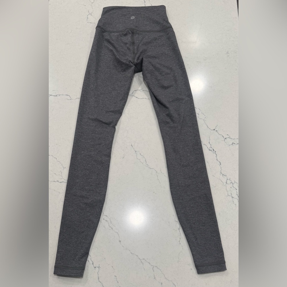 Lululemon Gray Leggings Size 2 - Picture 2 of 6